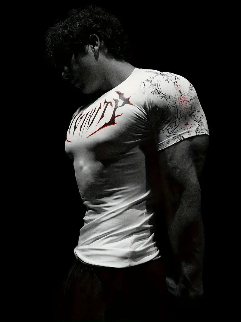 Werewolf Spandexdry T-Shirt - Cream /White