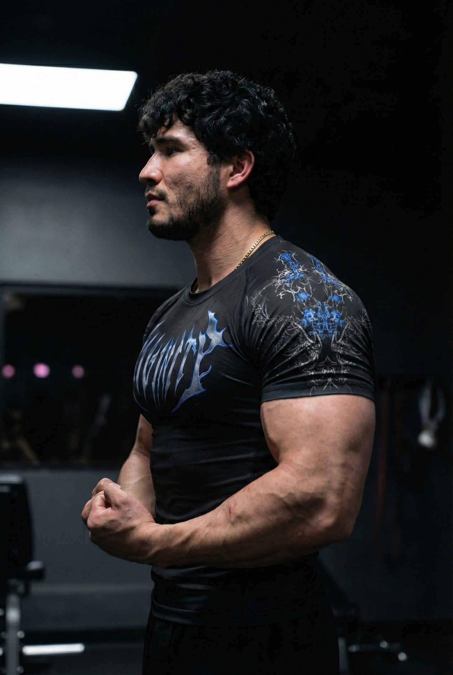 Werewolf Spandexdry T-Shirt - Blue-Black