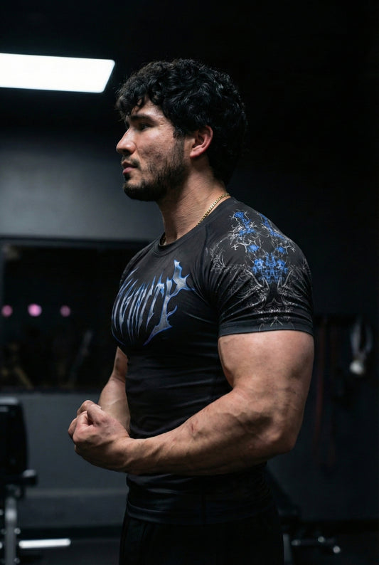 Werewolf Spandexdry T-Shirt - Blue-Black