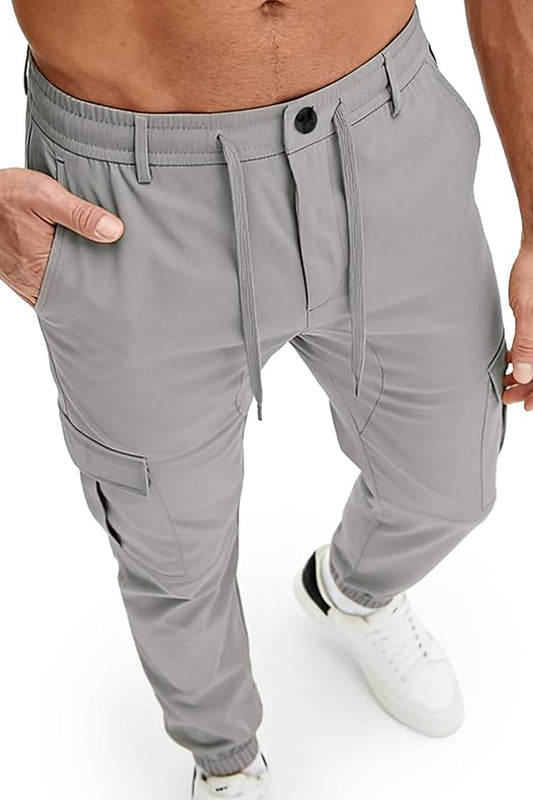 Cargo 4-way stretch SpandexDry Pants - Silver
