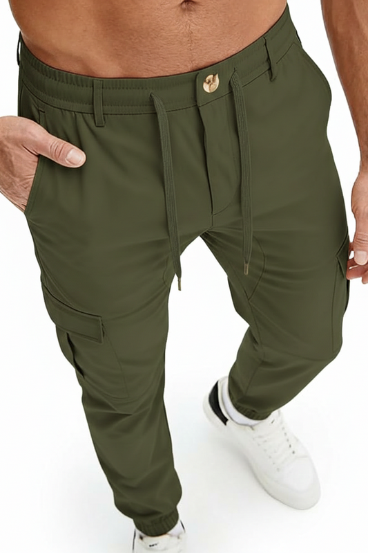 Cargo 4-way stretch SpandexDry Pants - Olive
