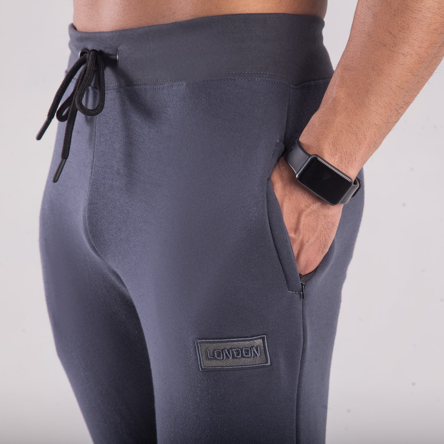 Zone Cotton Terry Trouser - Grey