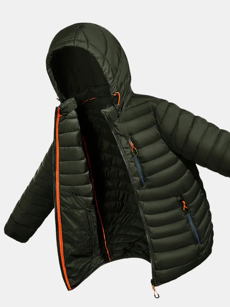 Wave Puffer Jacket - Army Green