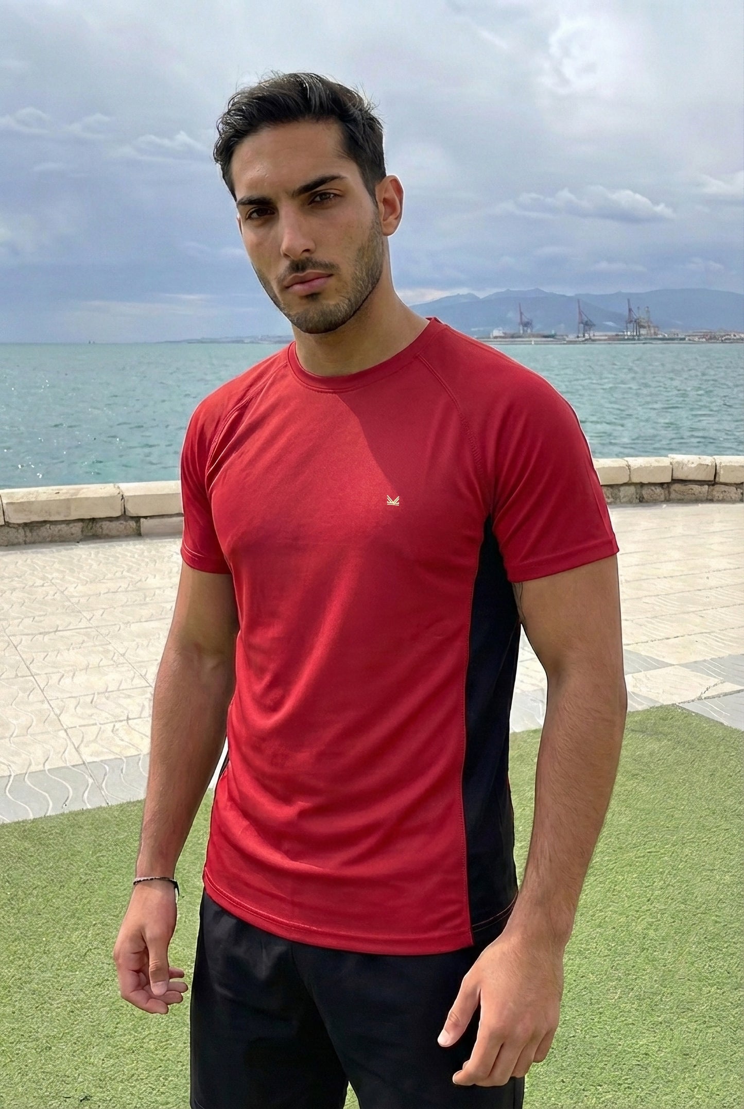 Bold Flex Spandexdry T-Shirts - Red
