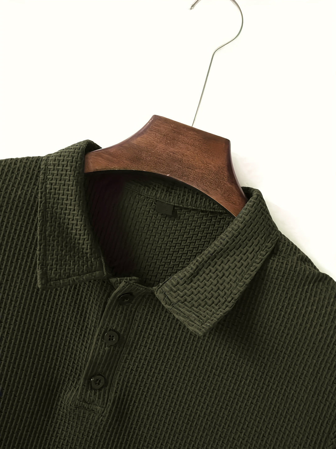 Textured SpandexDry Polo - Olive