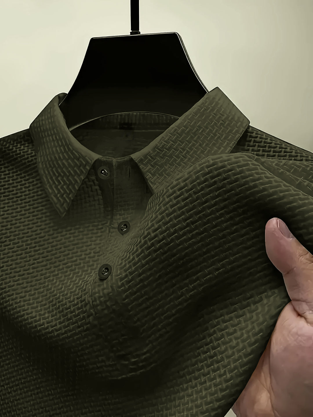 Textured SpandexDry Polo - Olive