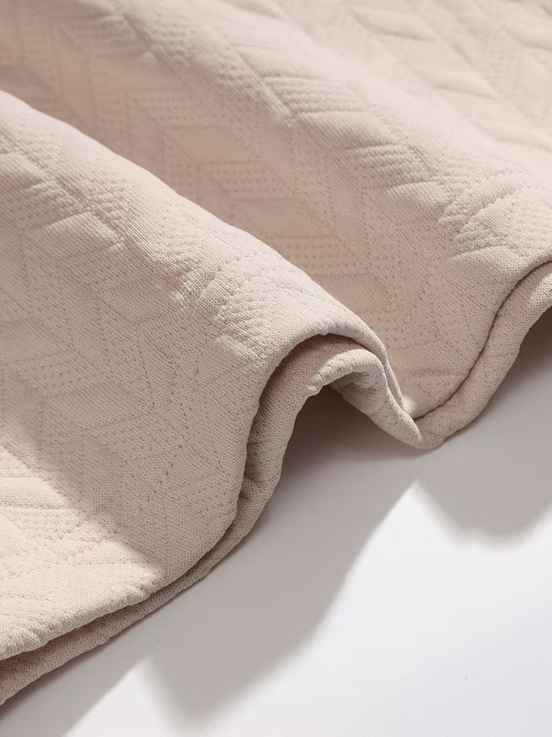 HD Textured Polo - Rich/Cream