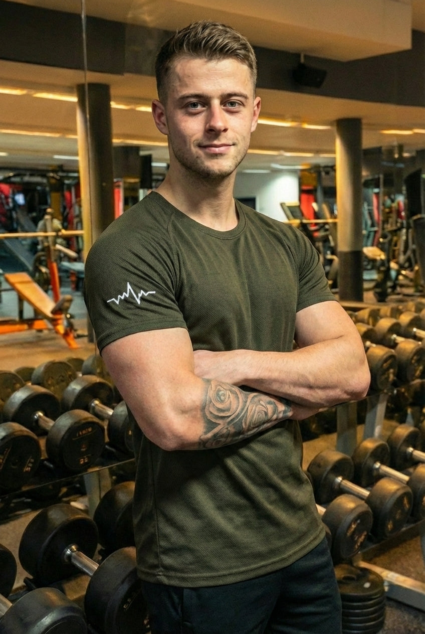 Bolt Spandexdry T-Shirts - Olive