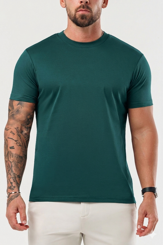 Essential Cotton T-Shirt - Sea Green