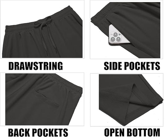 Waffle Knit Trouser - Charcoal