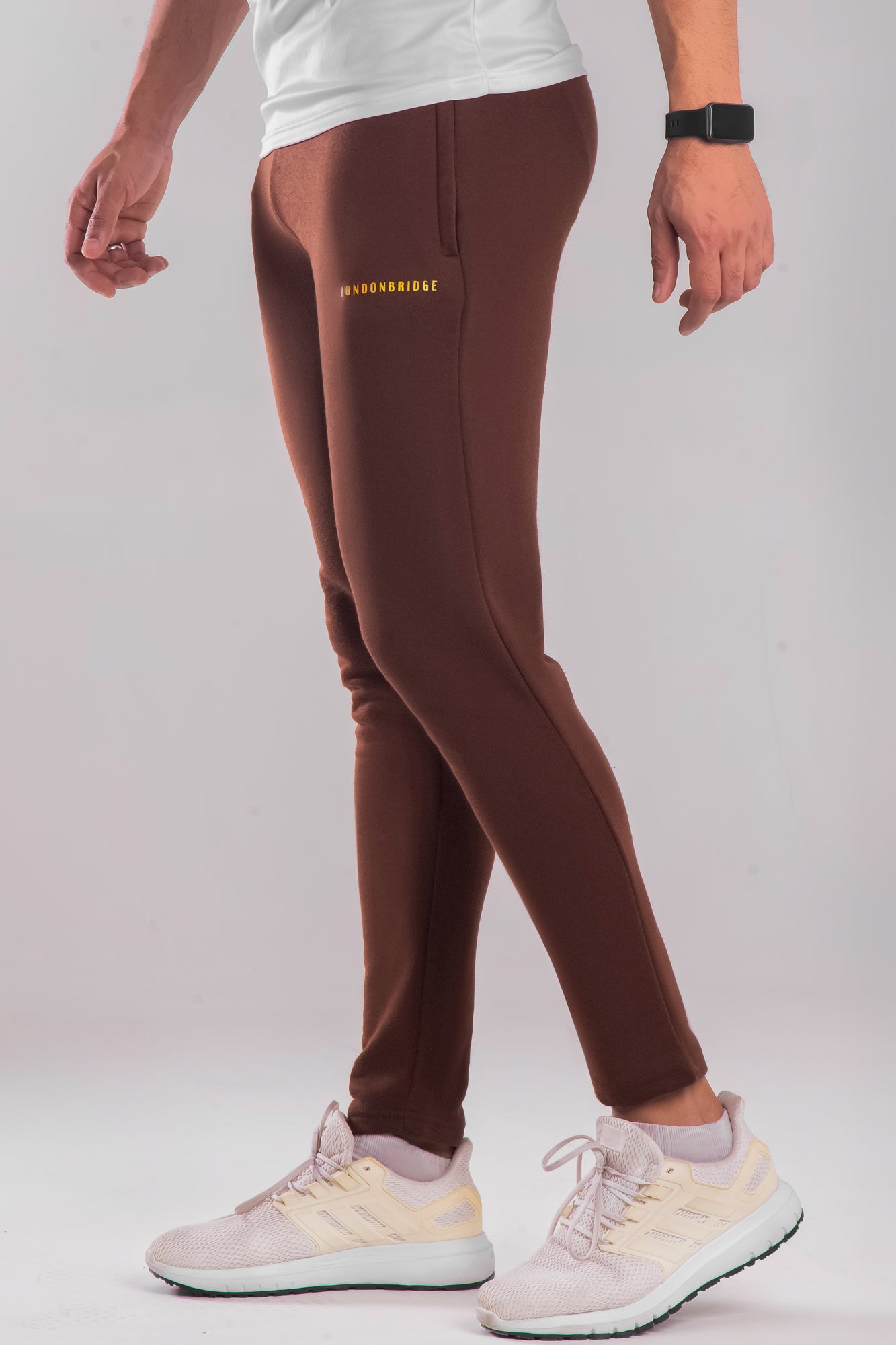 Rivet Cotton Terry Trouser - Chocolate