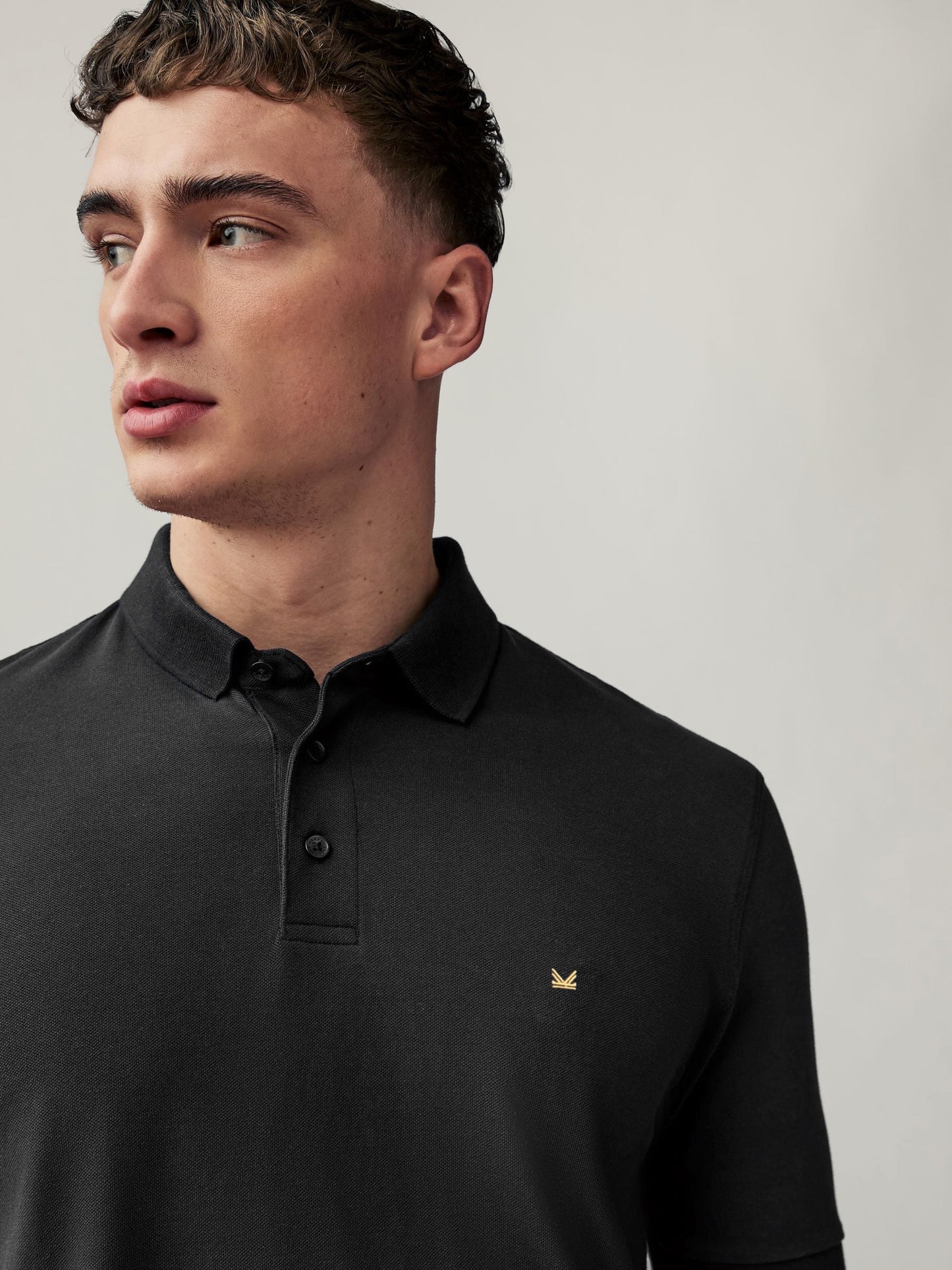 Formal Core Cotton Polo - Black