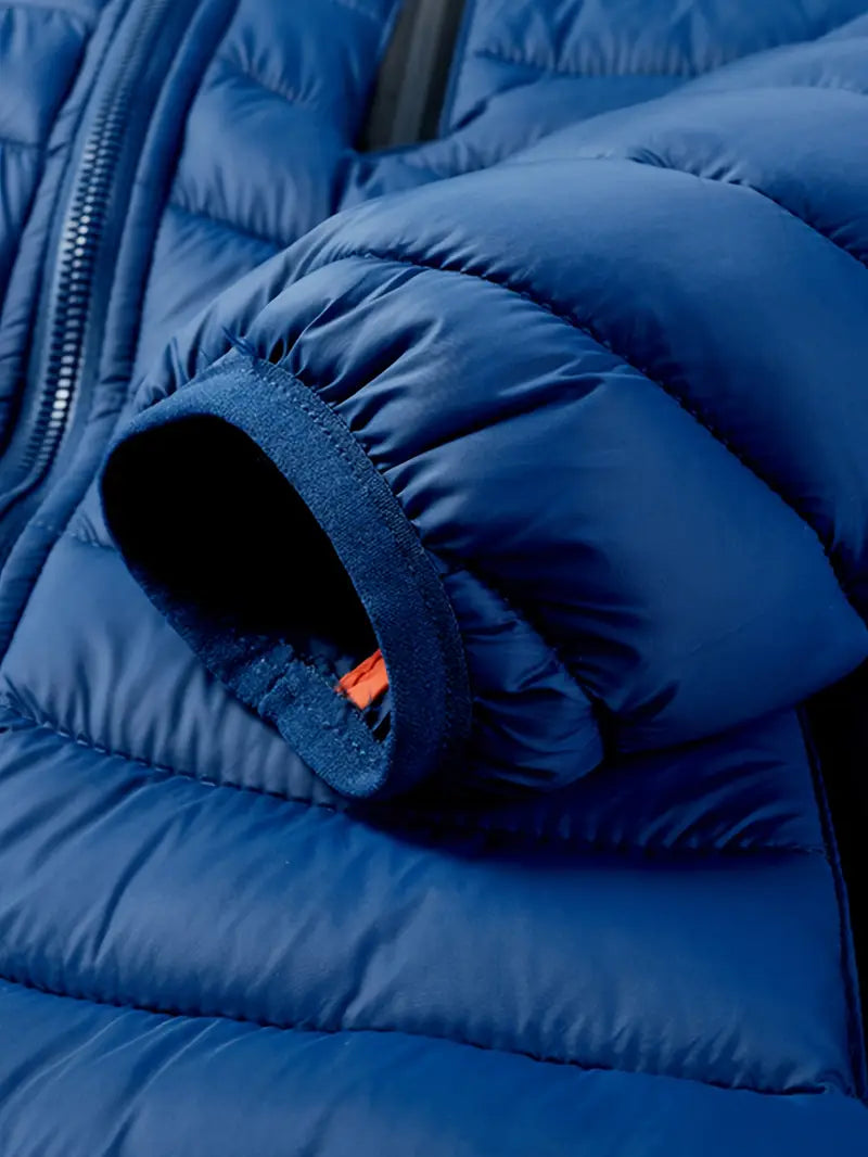 Wave Puffer Jacket - Ocean Blue
