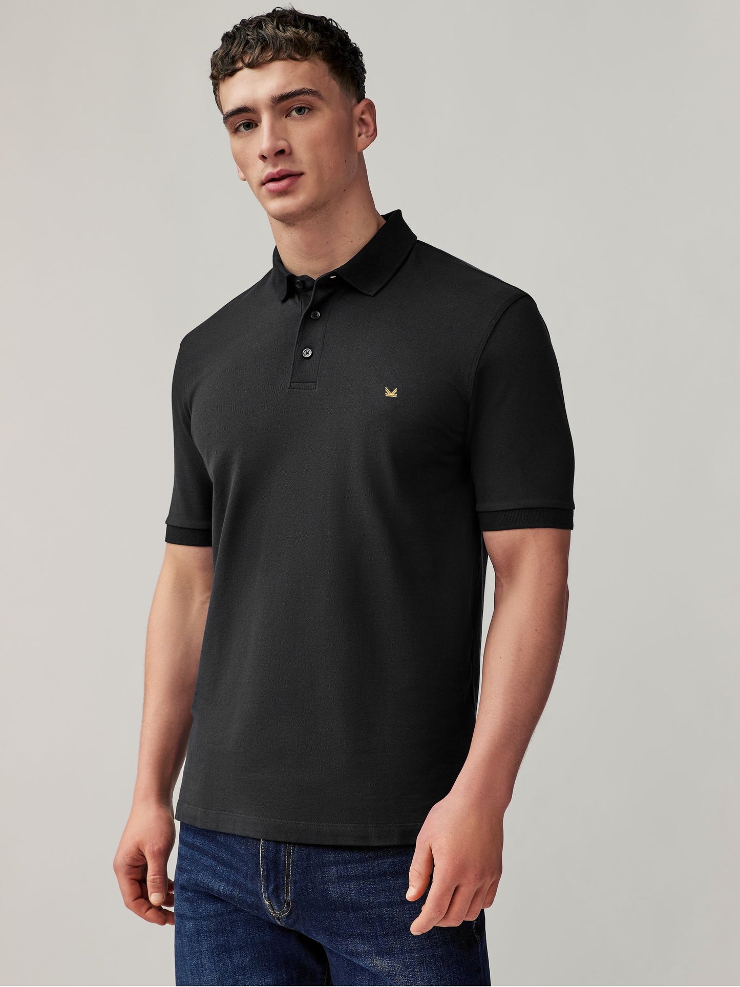 Formal Core Cotton Polo - Black