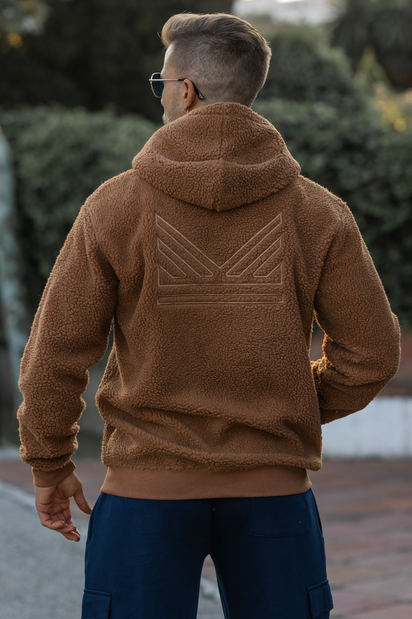 Monster Sherpa Hoodie - Brown