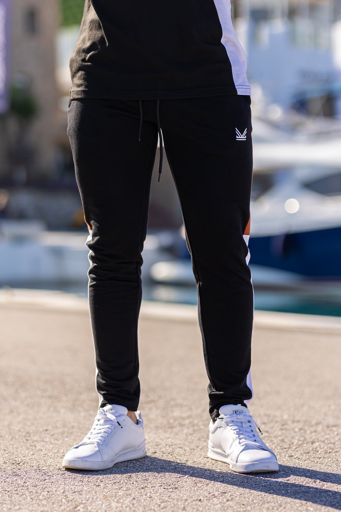 Brooklyn Cotton Fleece Trouser - Black