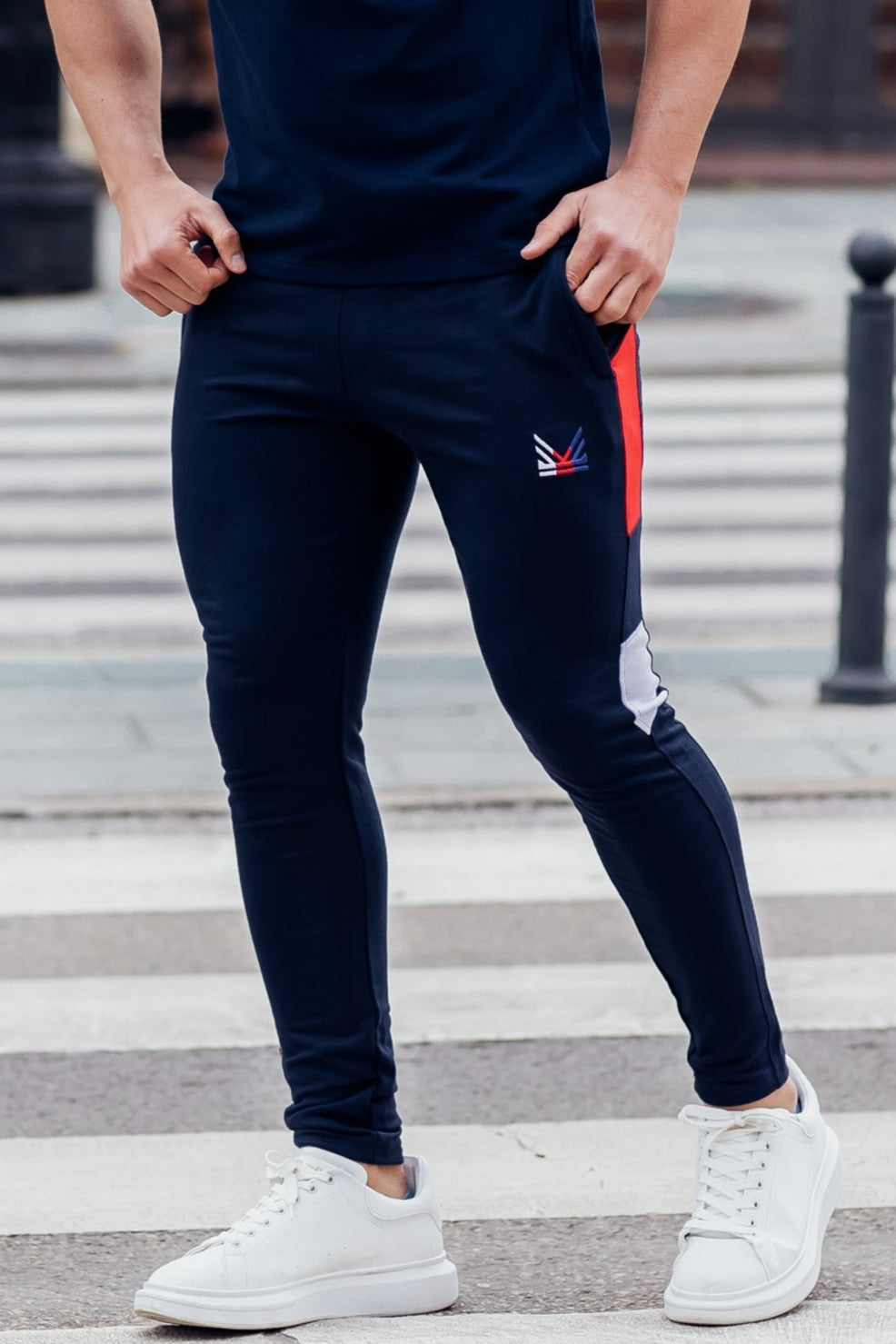 Berlin Cotton Trouser - Navy