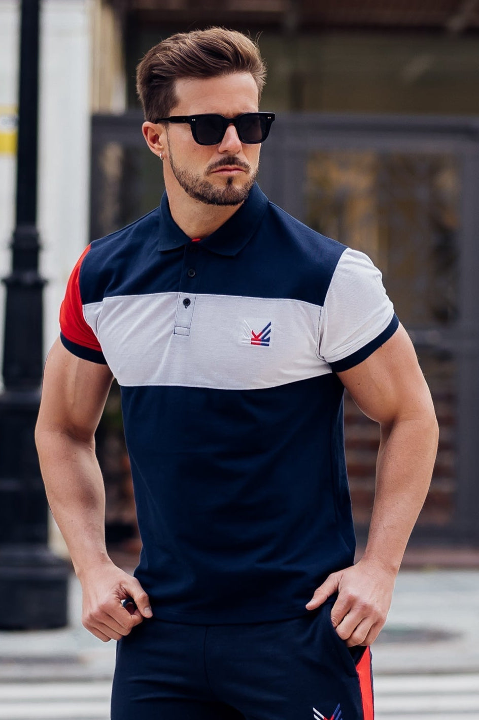 Berlin Cotton Polo - Navy