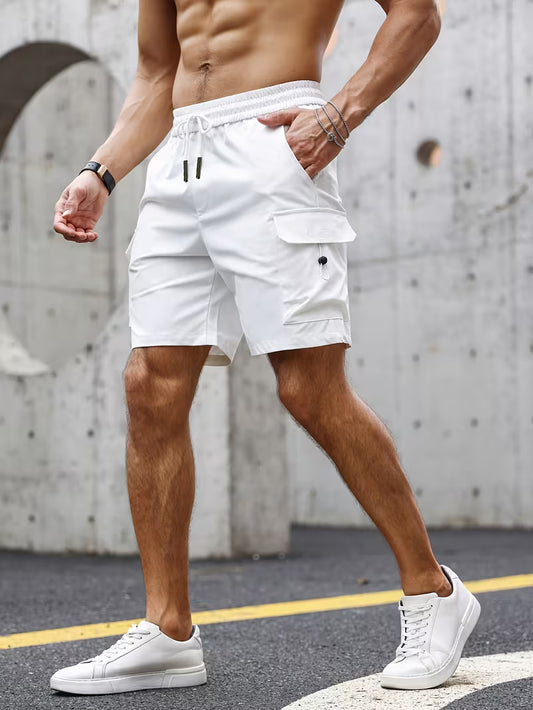 Micro Twill Shorts - White