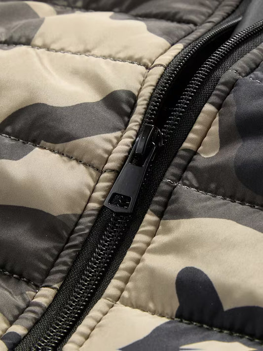 Army Camo Puffer Jacket