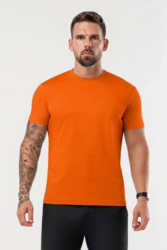 Essential Cotton T-Shirt - Orange