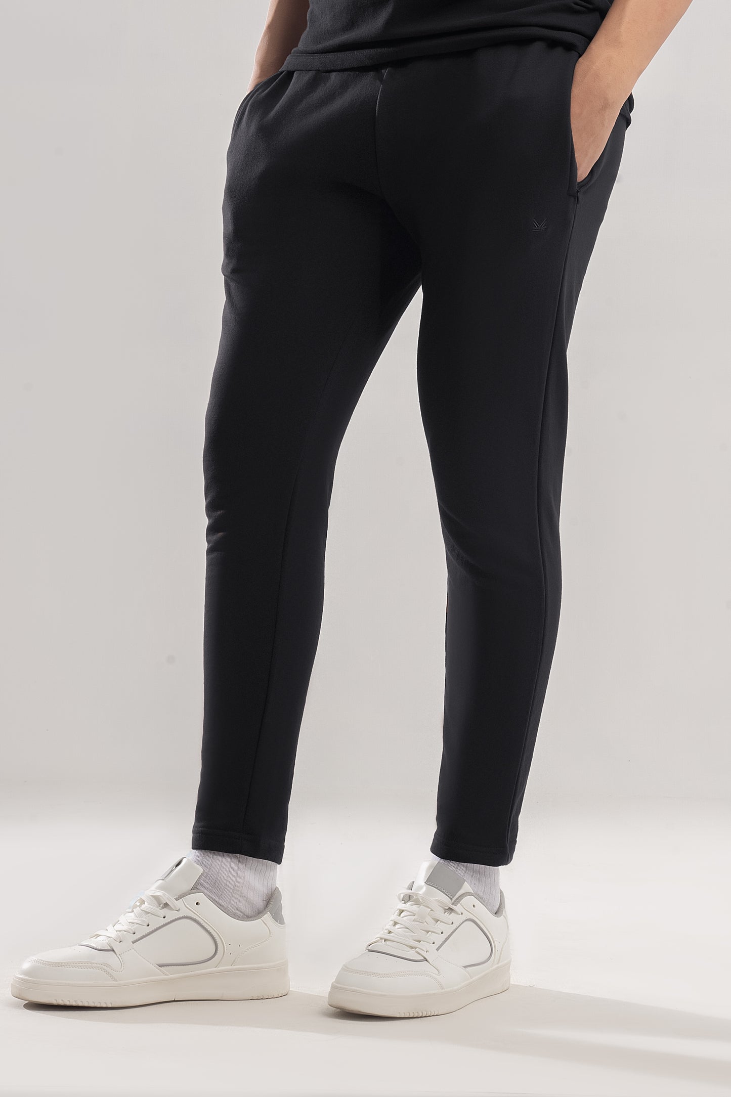 All Black Trouser with Logo