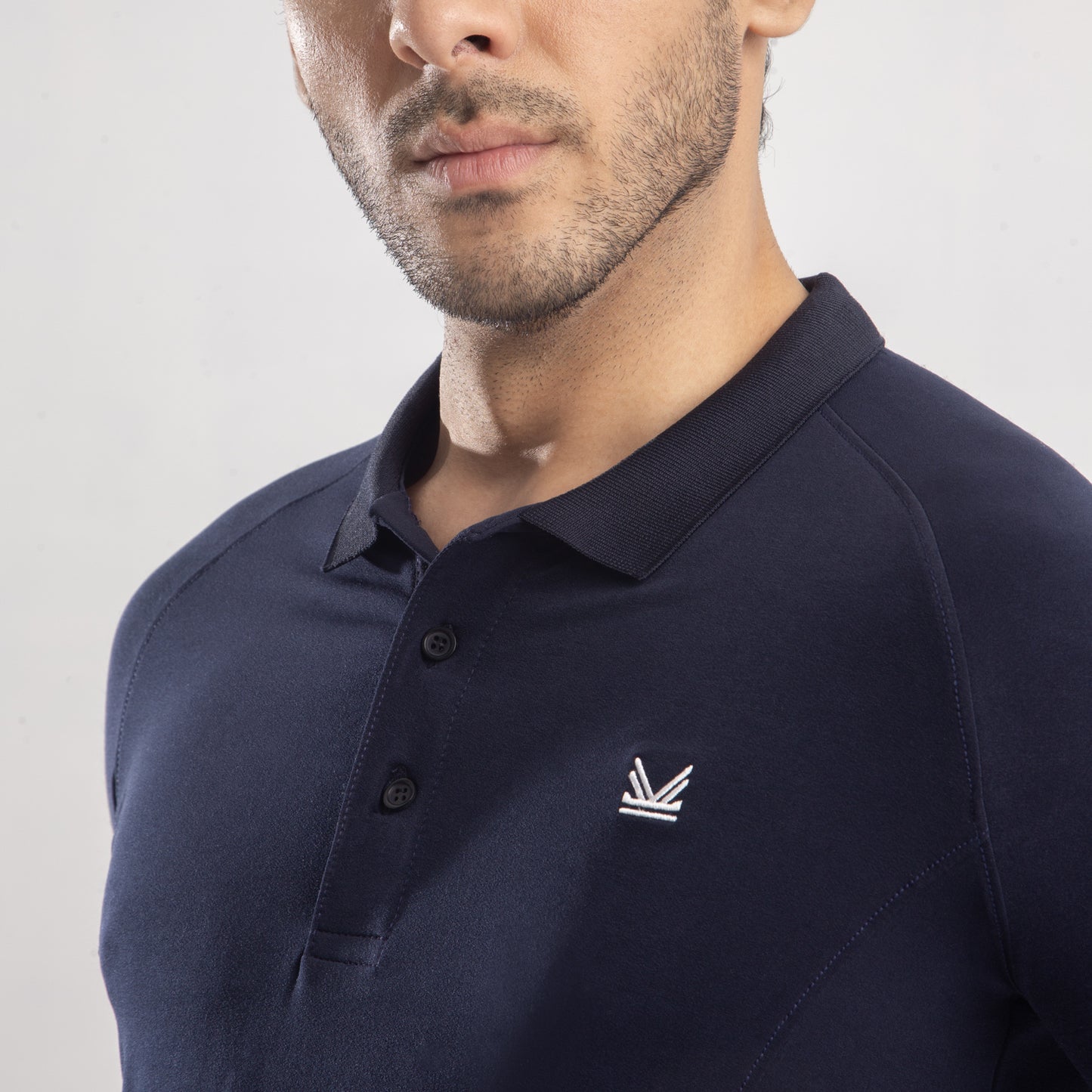 Hybrid SpandexDry Polo in Navy