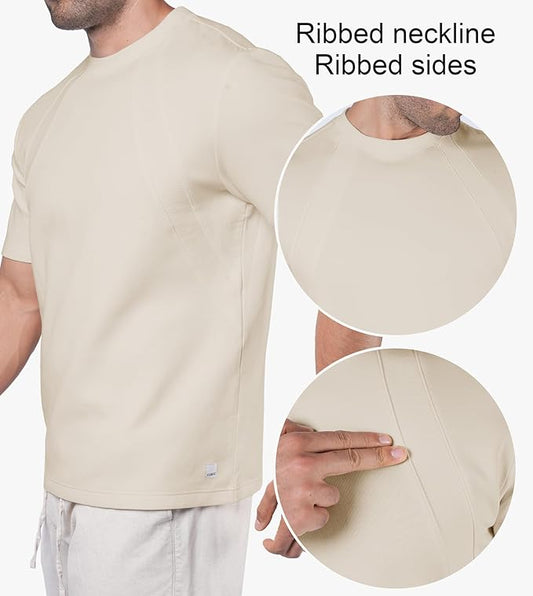 Roboc Spandexdry T-Shirts - Cream