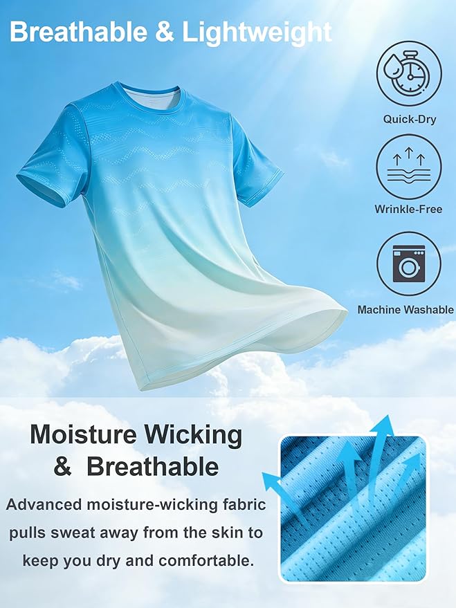 Wave Stretch Spandexdry Tshirt - Mint