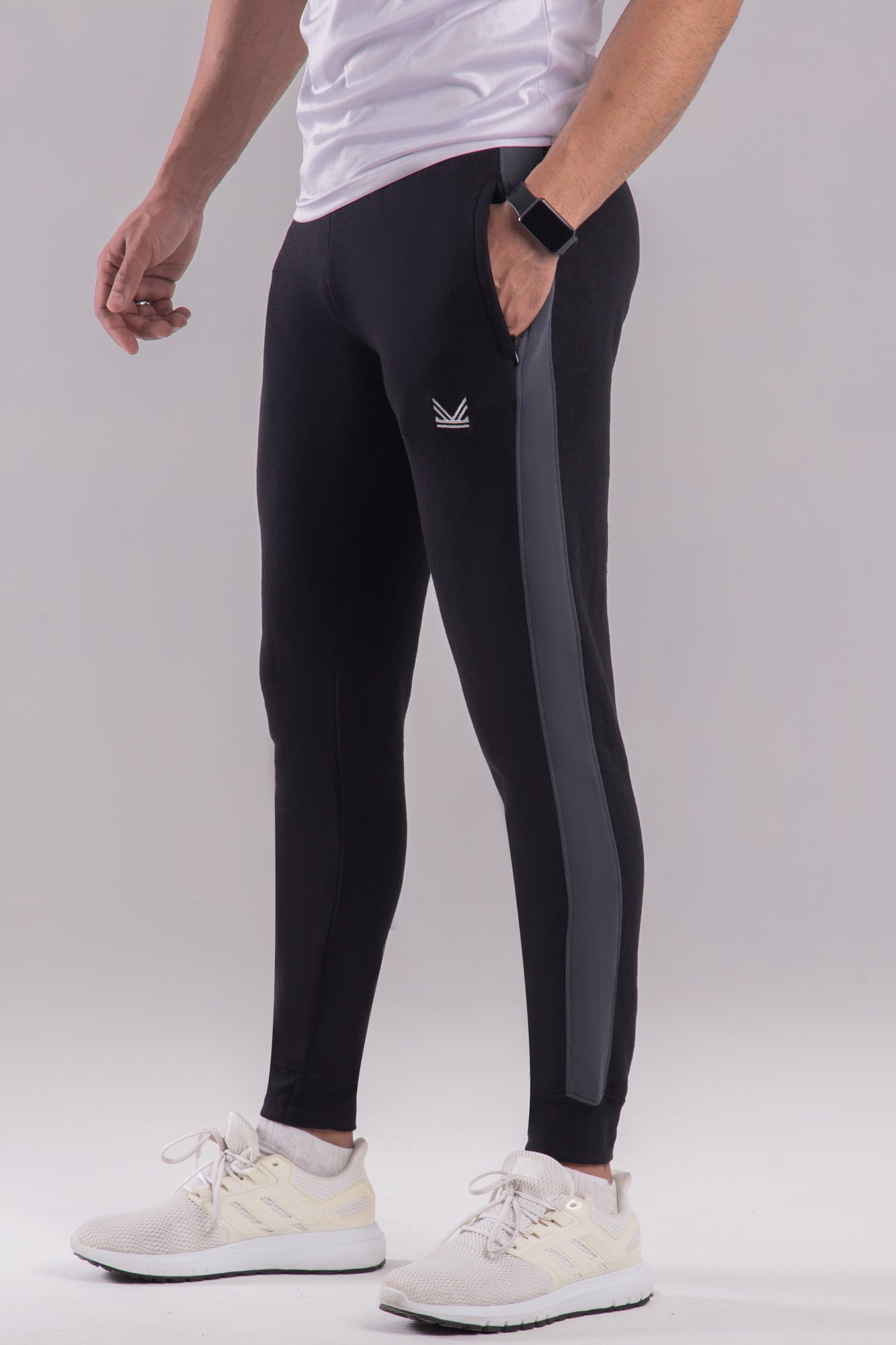 58 Core Terry Cotton Trouser - Black