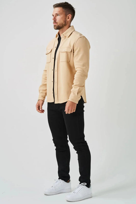 Fleece Overshirt - Sand