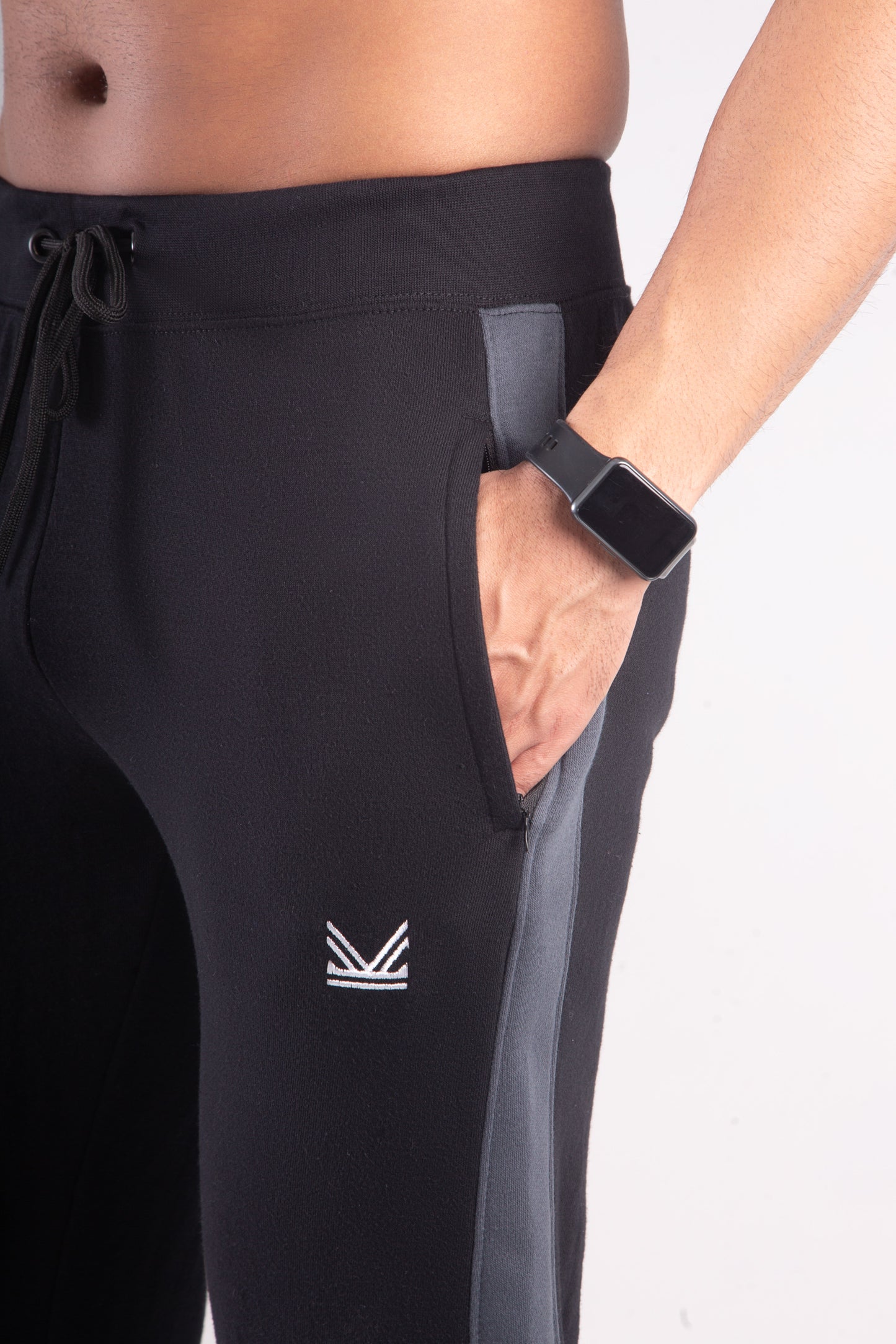 58 Core Terry Cotton Trouser - Black
