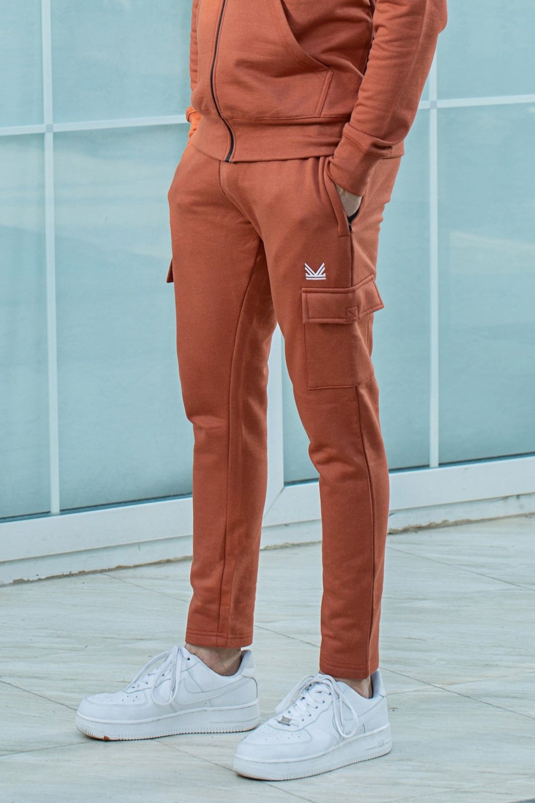 ARRIVAL Cargo Fleece trouser - peach