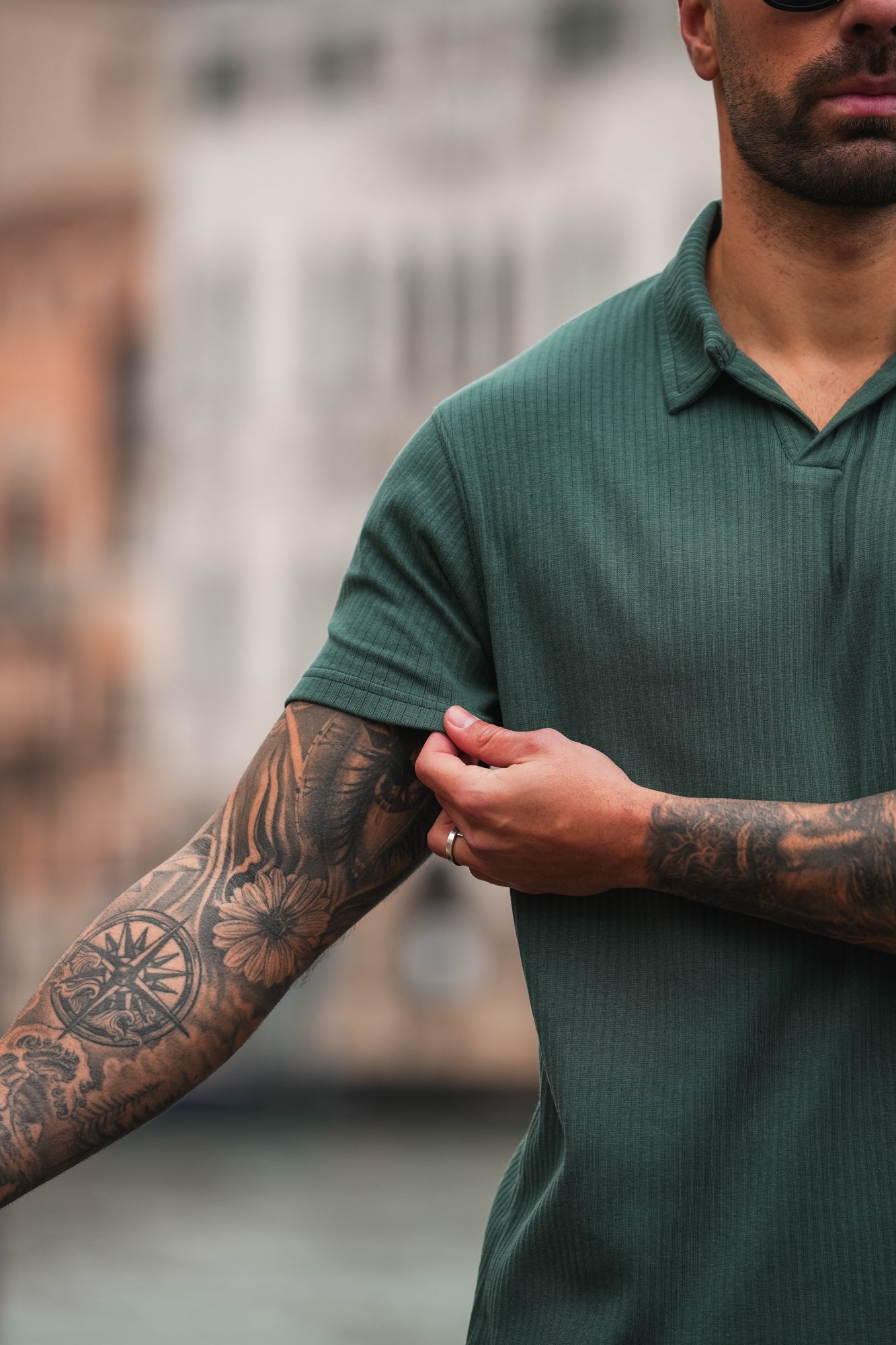 Resort Textured Cotton Polo