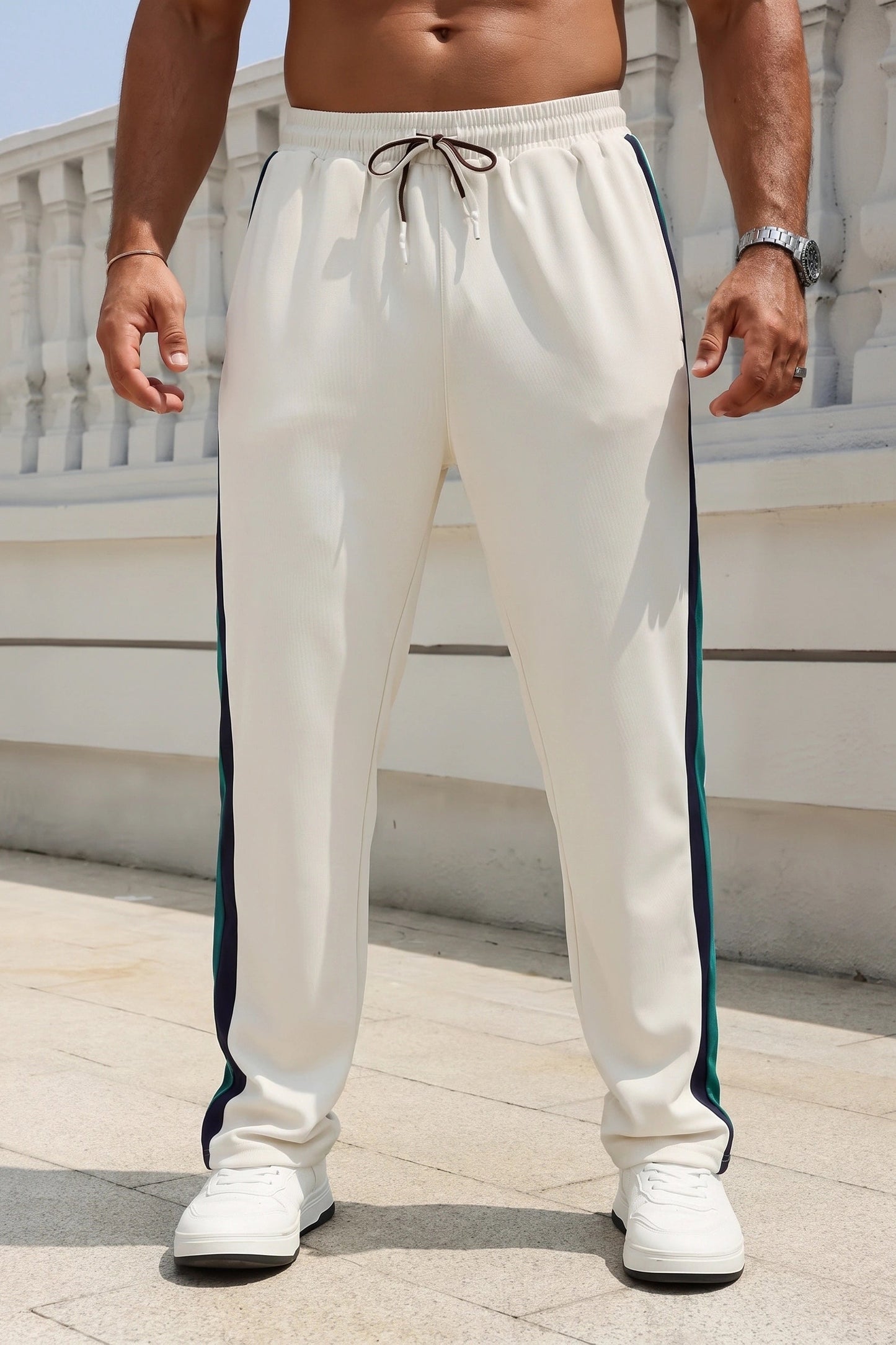 Elite Straight Fit Trouser - Cream