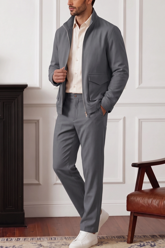 ButtonDown Tracksuit Charcoal