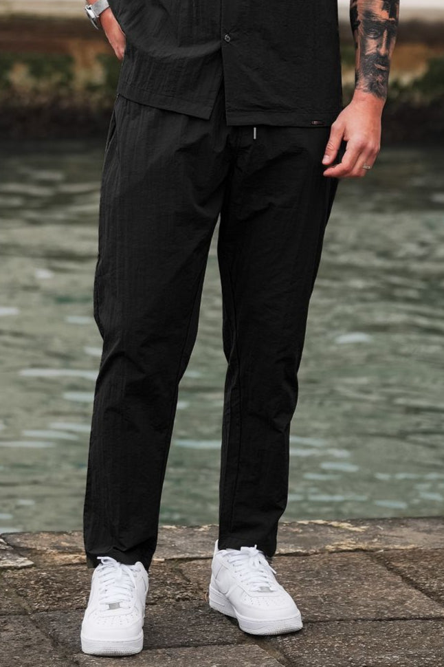 Crinkle Pants - Black