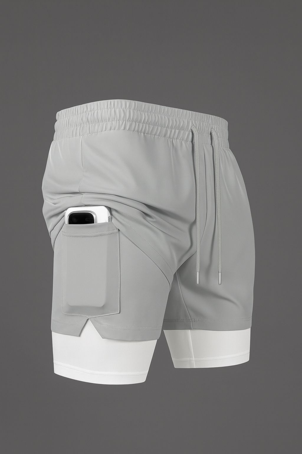 Power Spandexdry Shorts - Silver