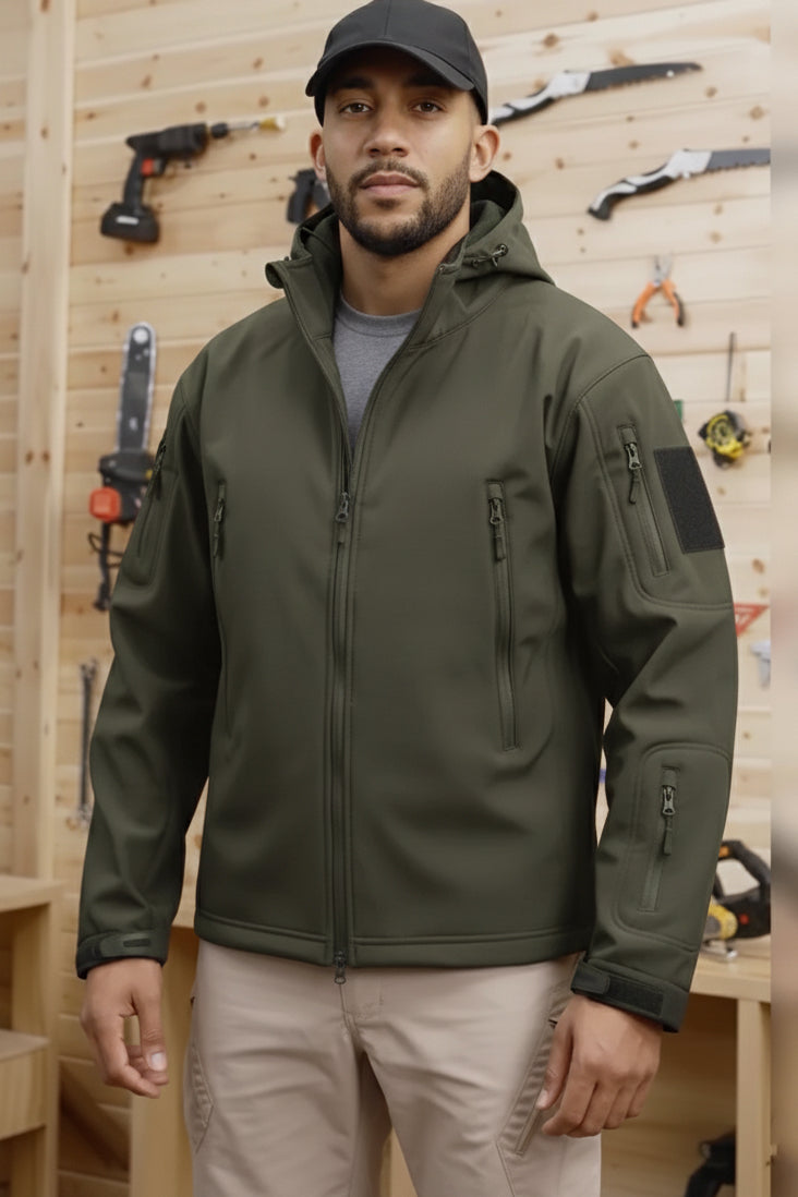 Tactical Softshell Imported Jacket - Olive