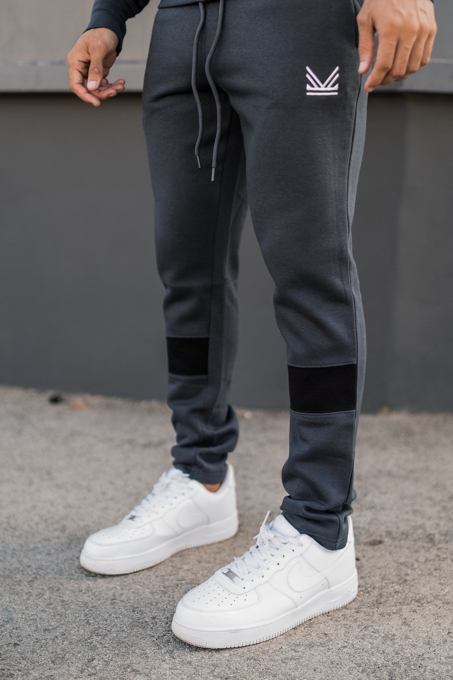Neves Summer Terry Cotton Trouser - Dark Grey