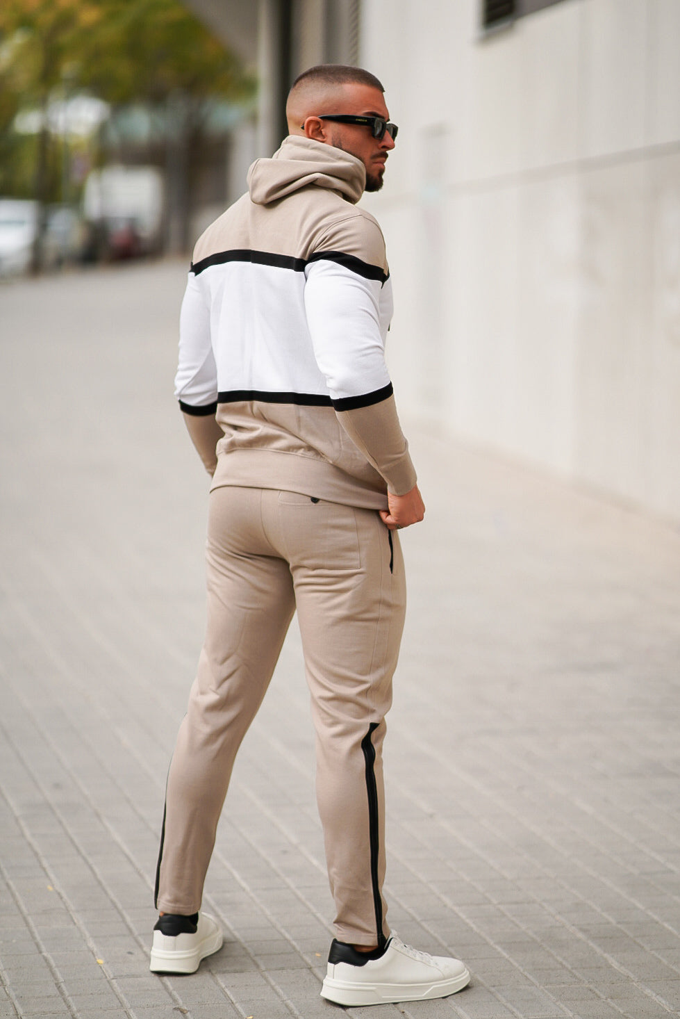 Neto Cotton Tracksuit - icegrey