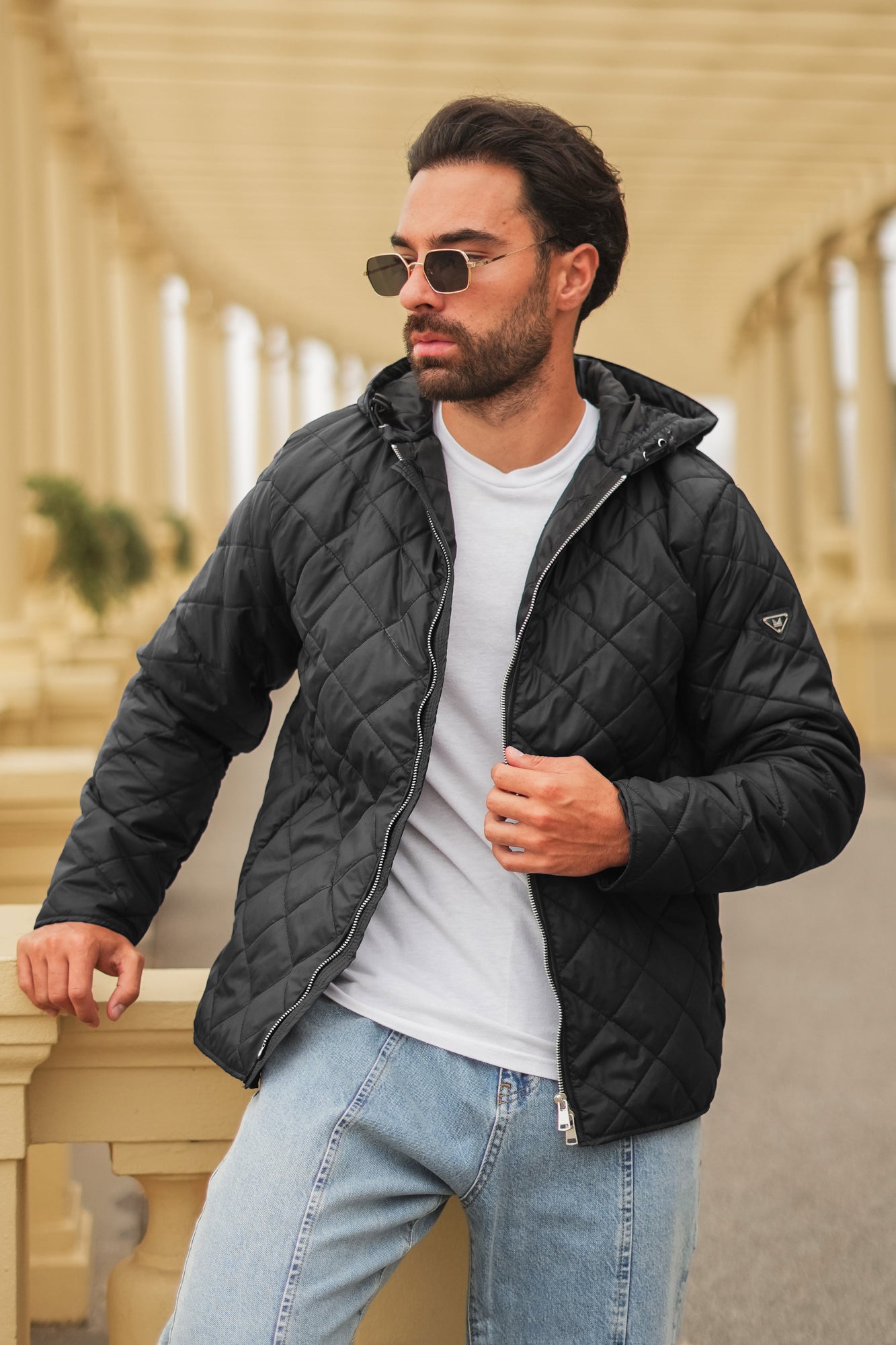 Fred Nylon Jacket - black