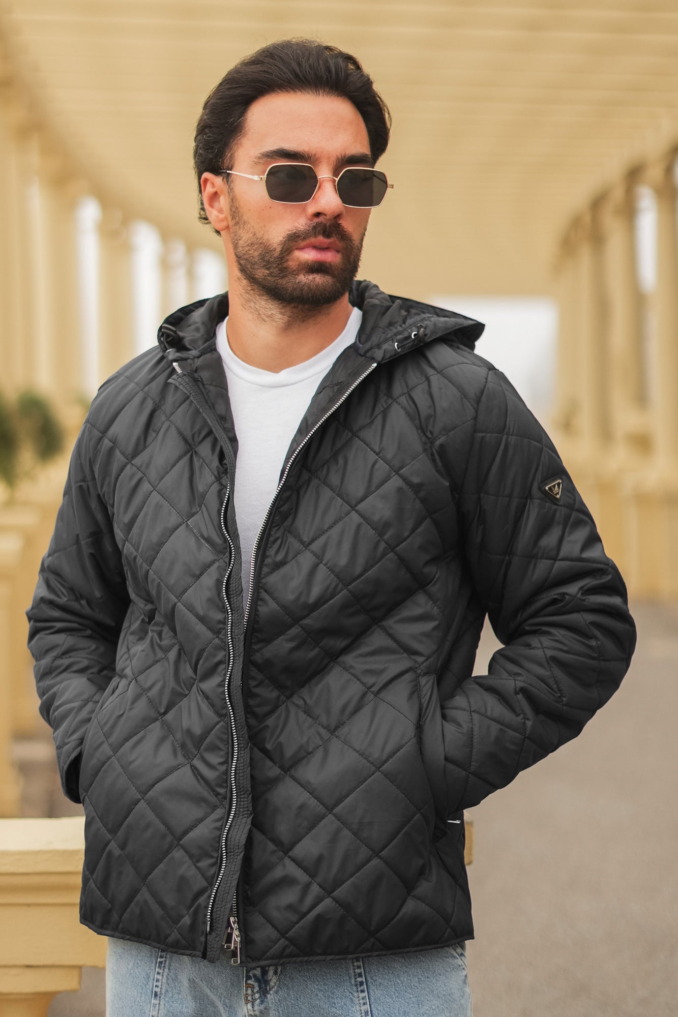 Fred Nylon Jacket - black