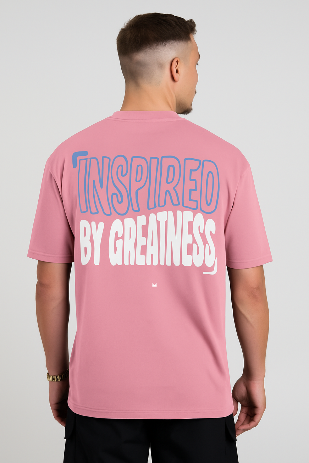 Oversize Inspired Cotton Tee Violet