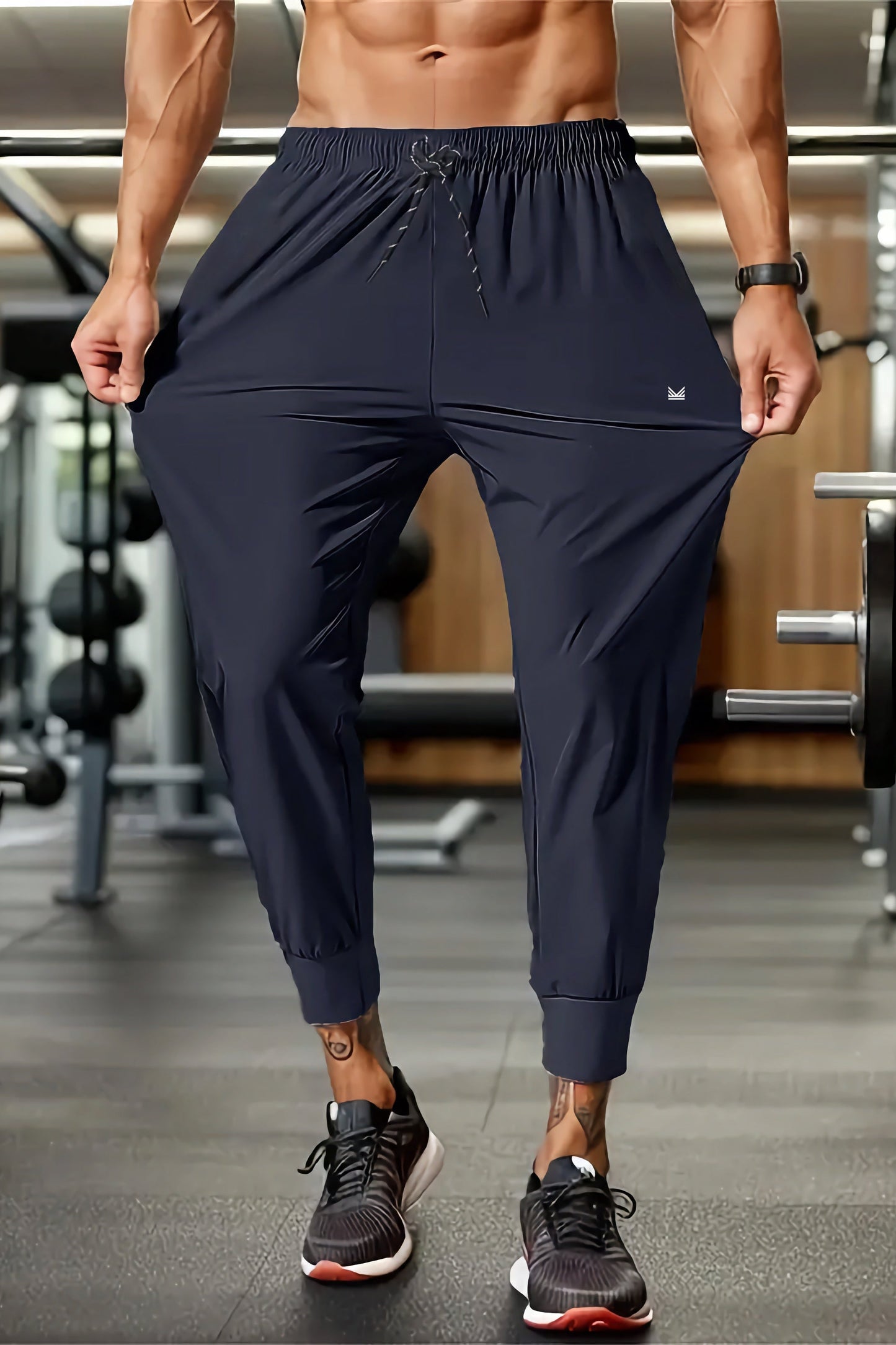 Ice SpandexDry Spiral Piping Trouser - Navy