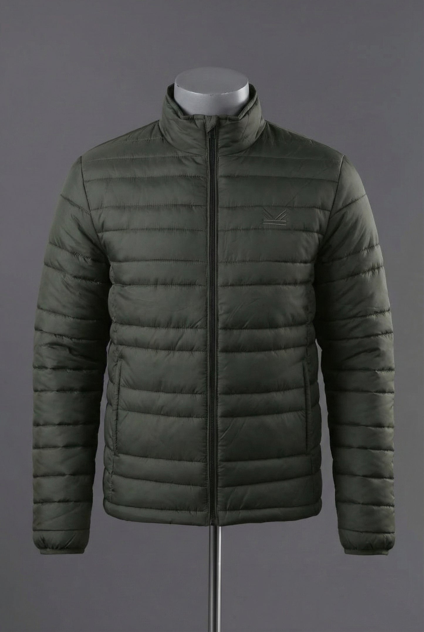 Wave Station Matte Puffer - Olive