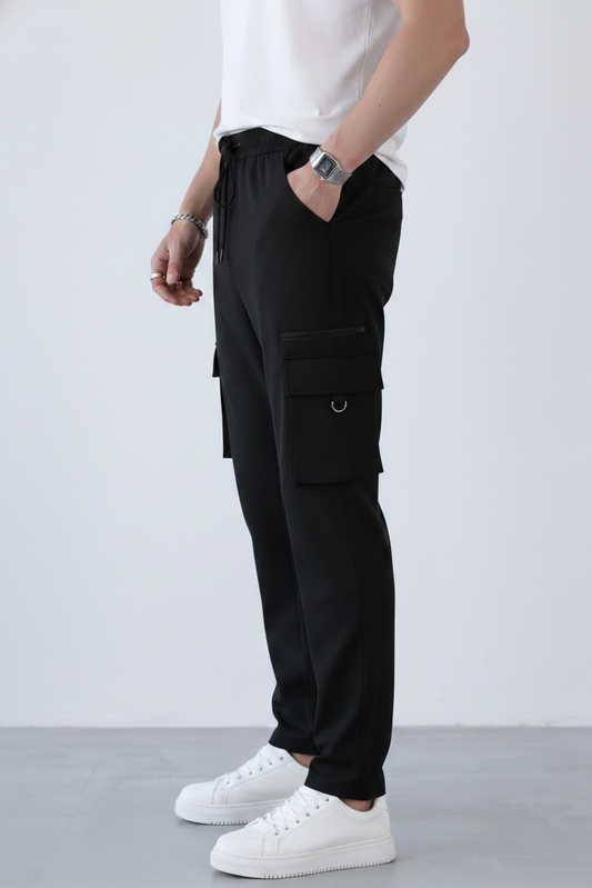Hybrid cargo Trouser - Black