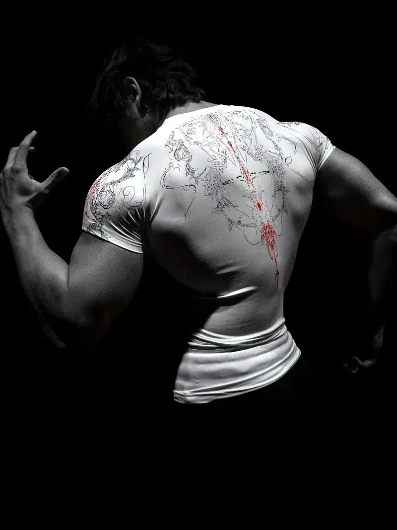 Werewolf Spandexdry  T-Shirt - Cream /White