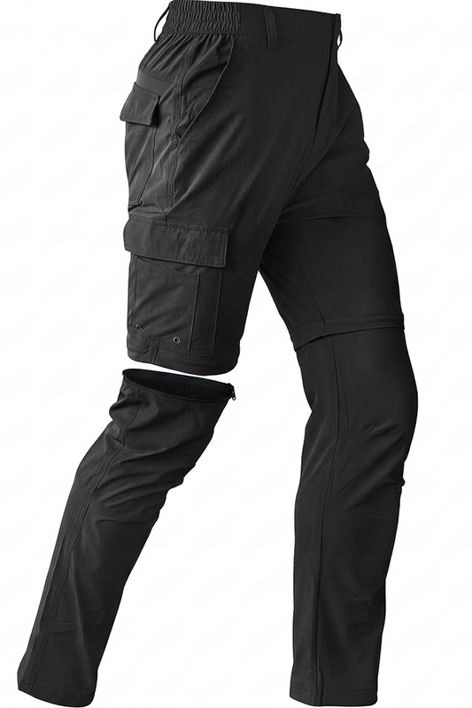 SpandexDry Woven Golf Convertable Pants - Black