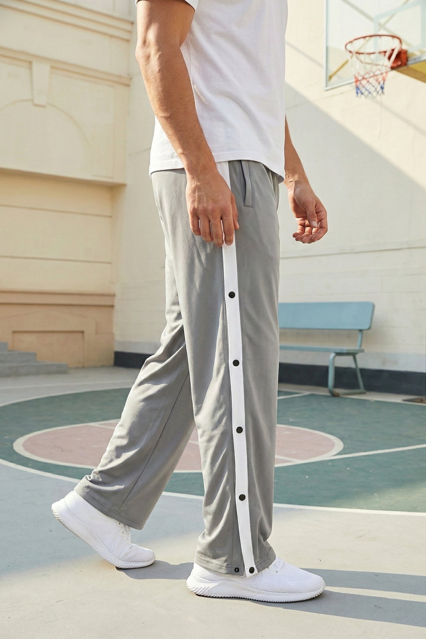 Snap Trouser Spandexdry - Silver